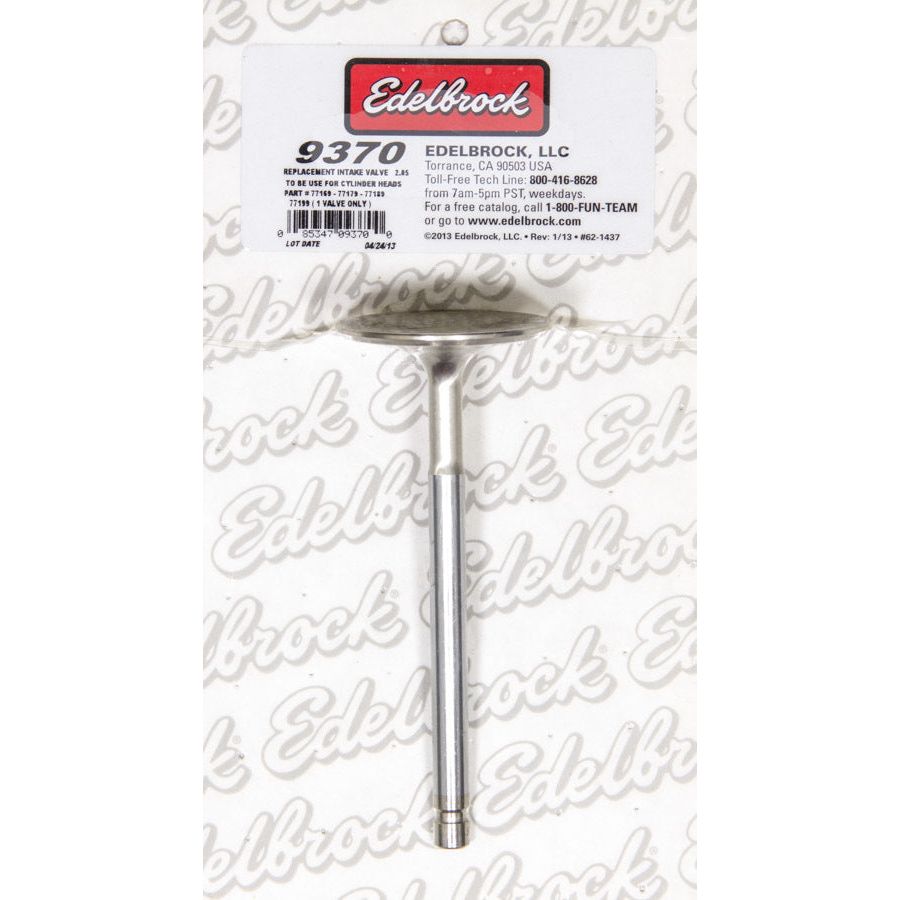 EDELBROCK Intake Valve - 2.050 (1) - 9370