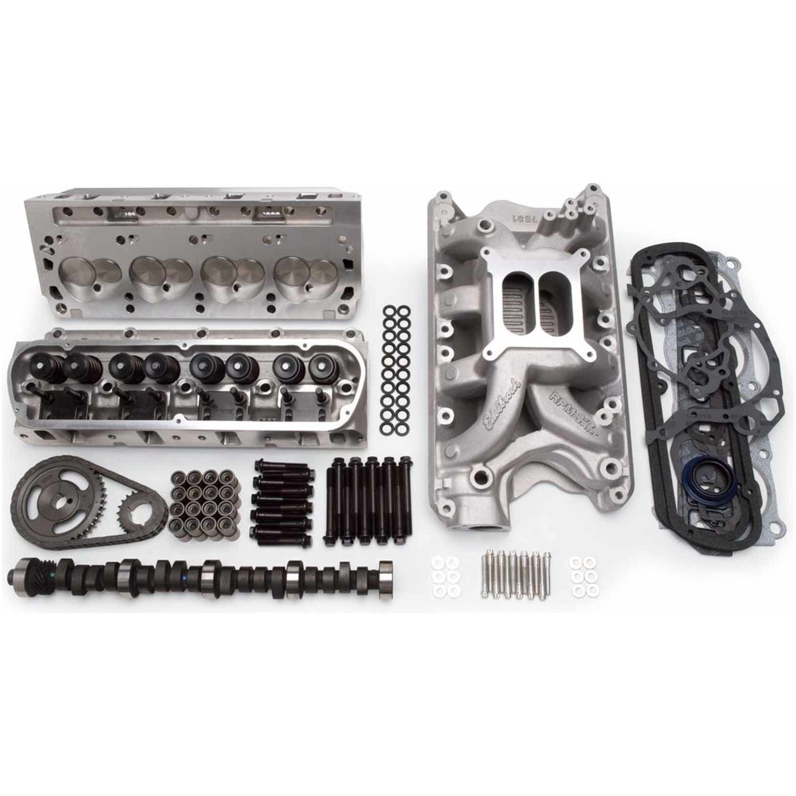 Edelbrock Total Power Package 400 HP 351W Small Block Ford Top-End Engine Kit 2092