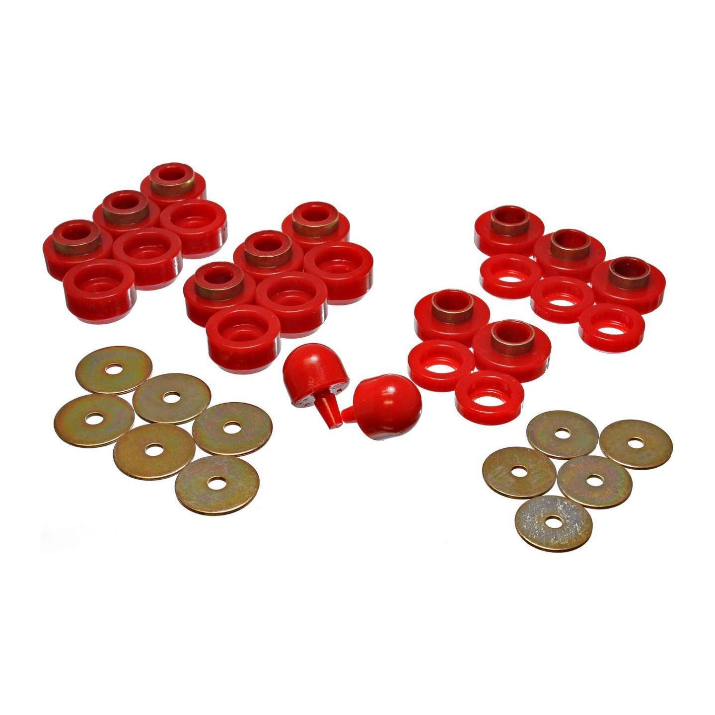 ENERGY SUSPENSION 2.4107R - Body Mount Bushing Jeep Red