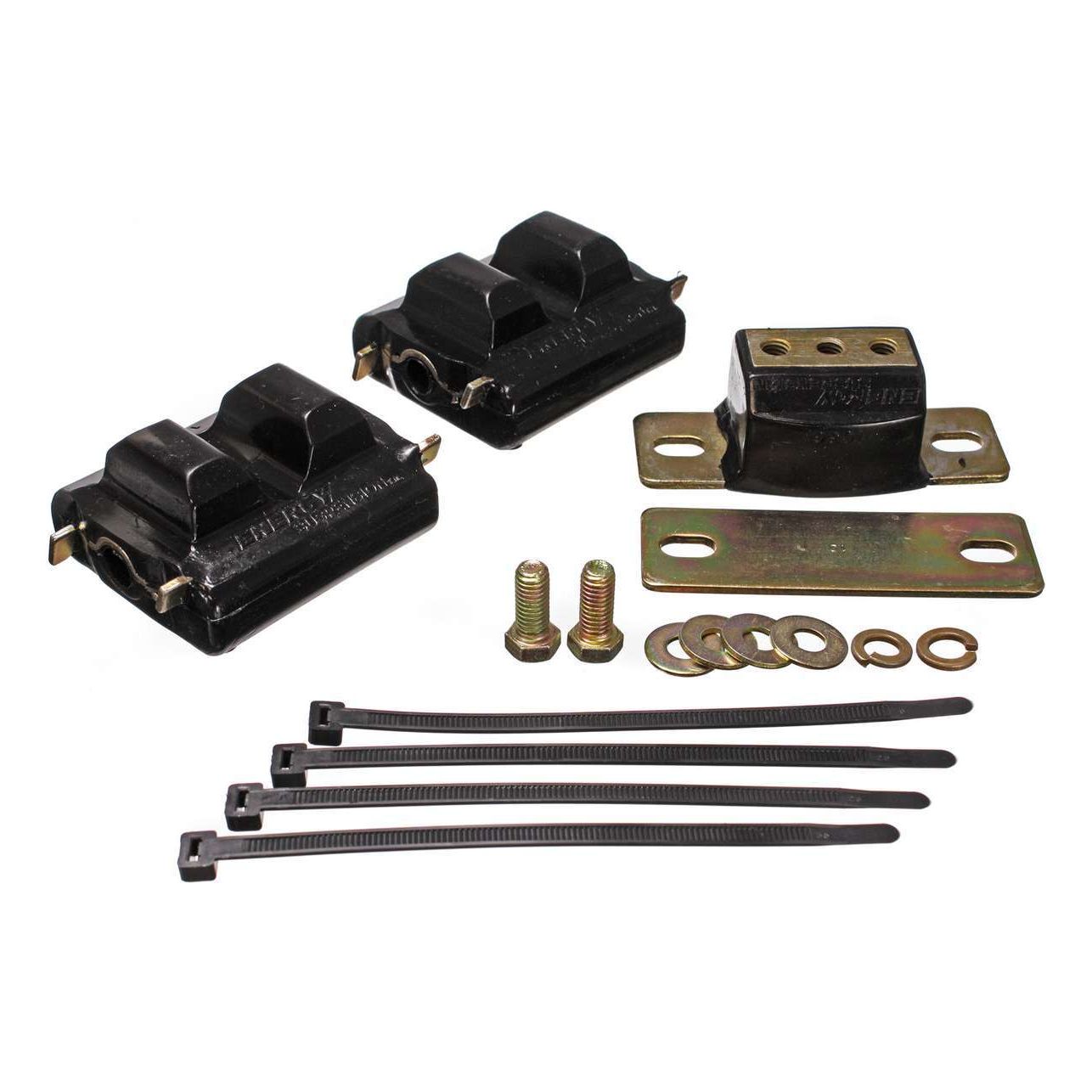 ENERGY SUSPENSION 3.1130G - SBC Motor & Trans Mount Kit Zinc Finish Black