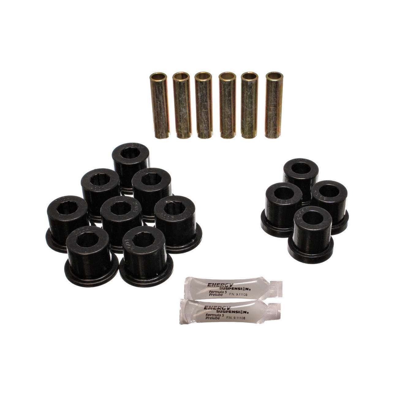 ENERGY SUSPENSION 3.2108G - Chevy Rear Spring Bushing Set Black