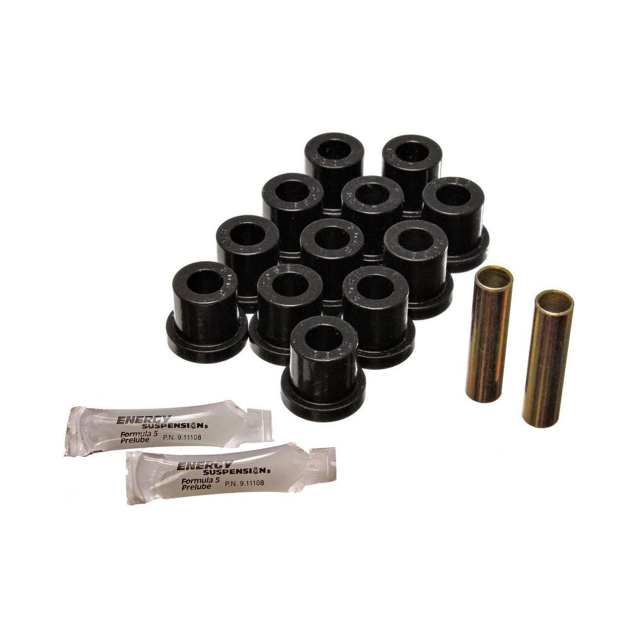 ENERGY SUSPENSION 3.2118G - 55 Chev. Rr Spring Bush Set Black