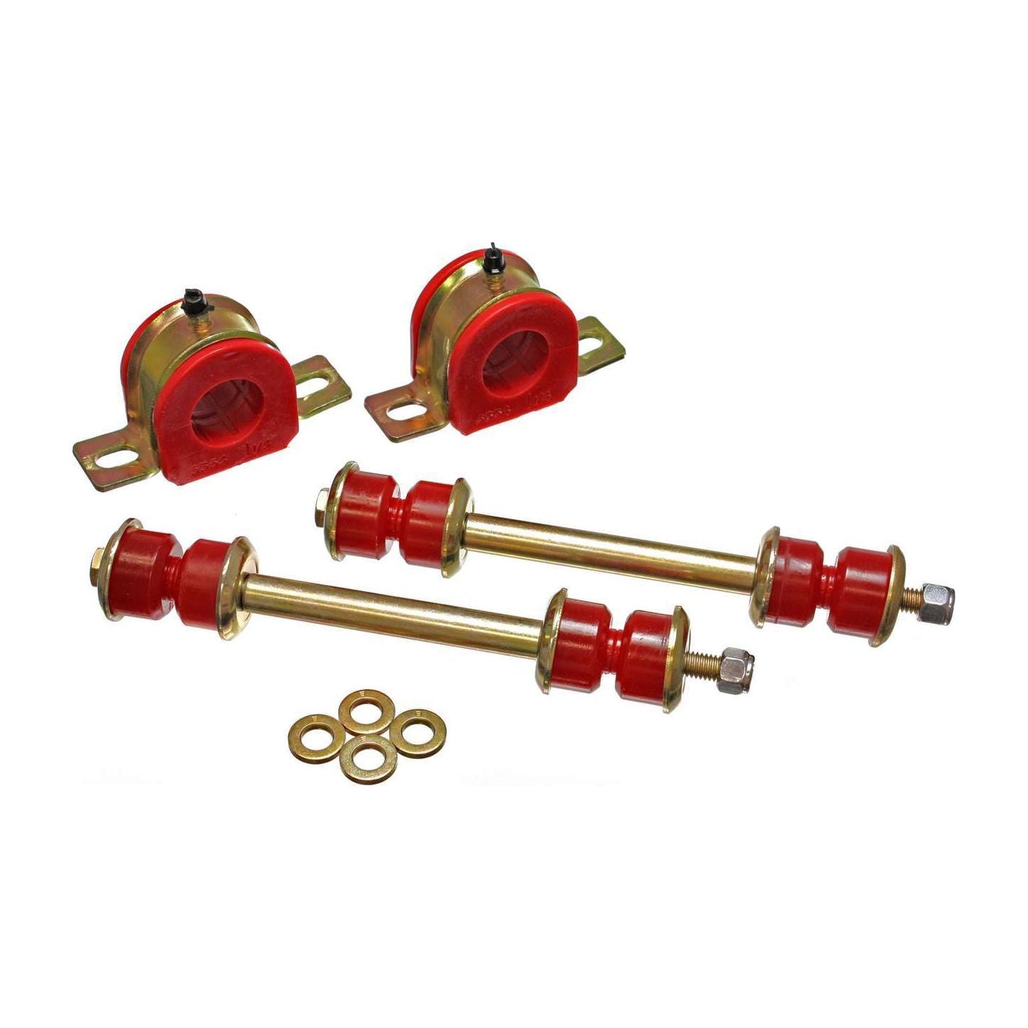 ENERGY SUSPENSION 3.5214R - Front Sway Bar Bushing Set 32MM Red