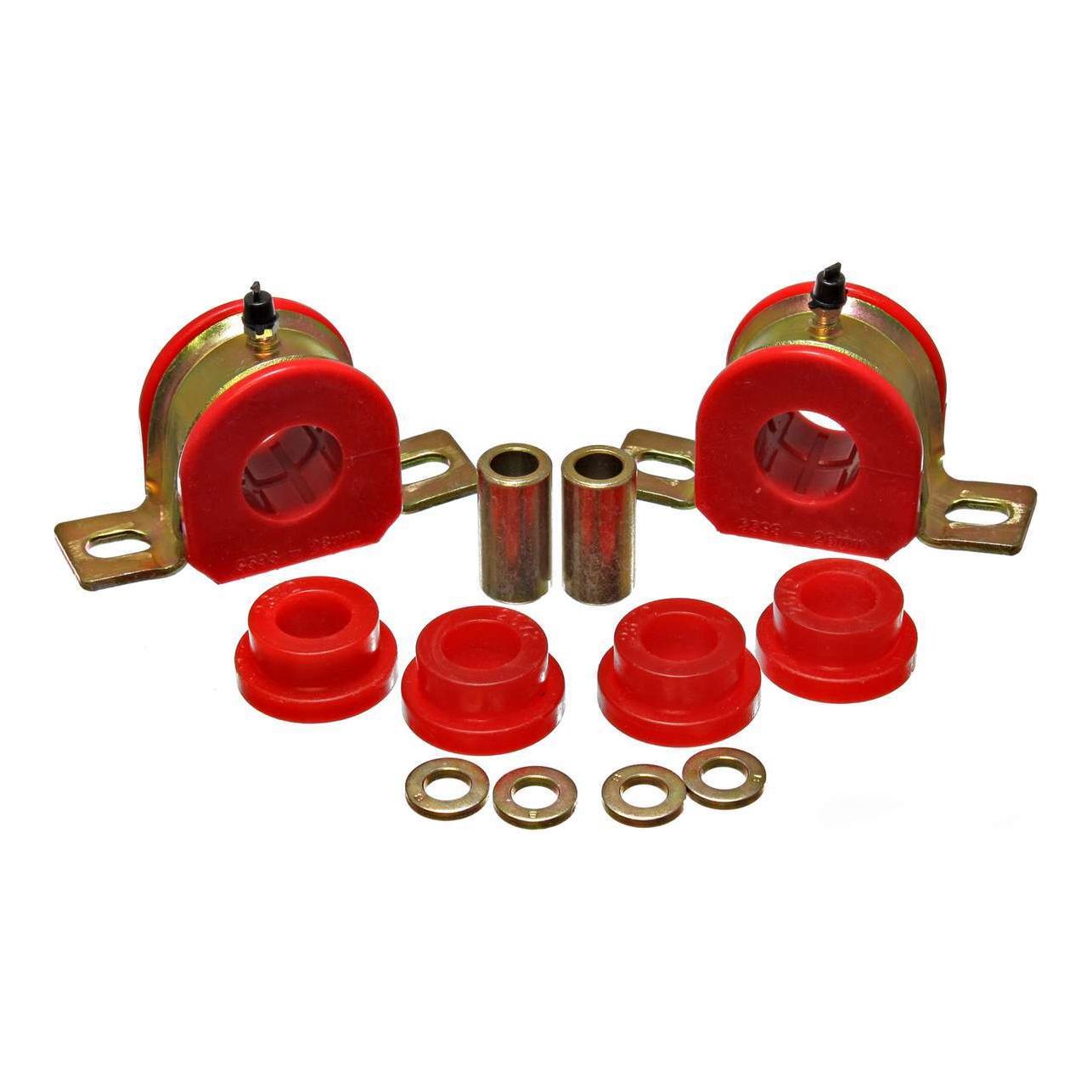 ENERGY SUSPENSION 3.5215R - Rear Sway Bar Bushing Set 28MM Red