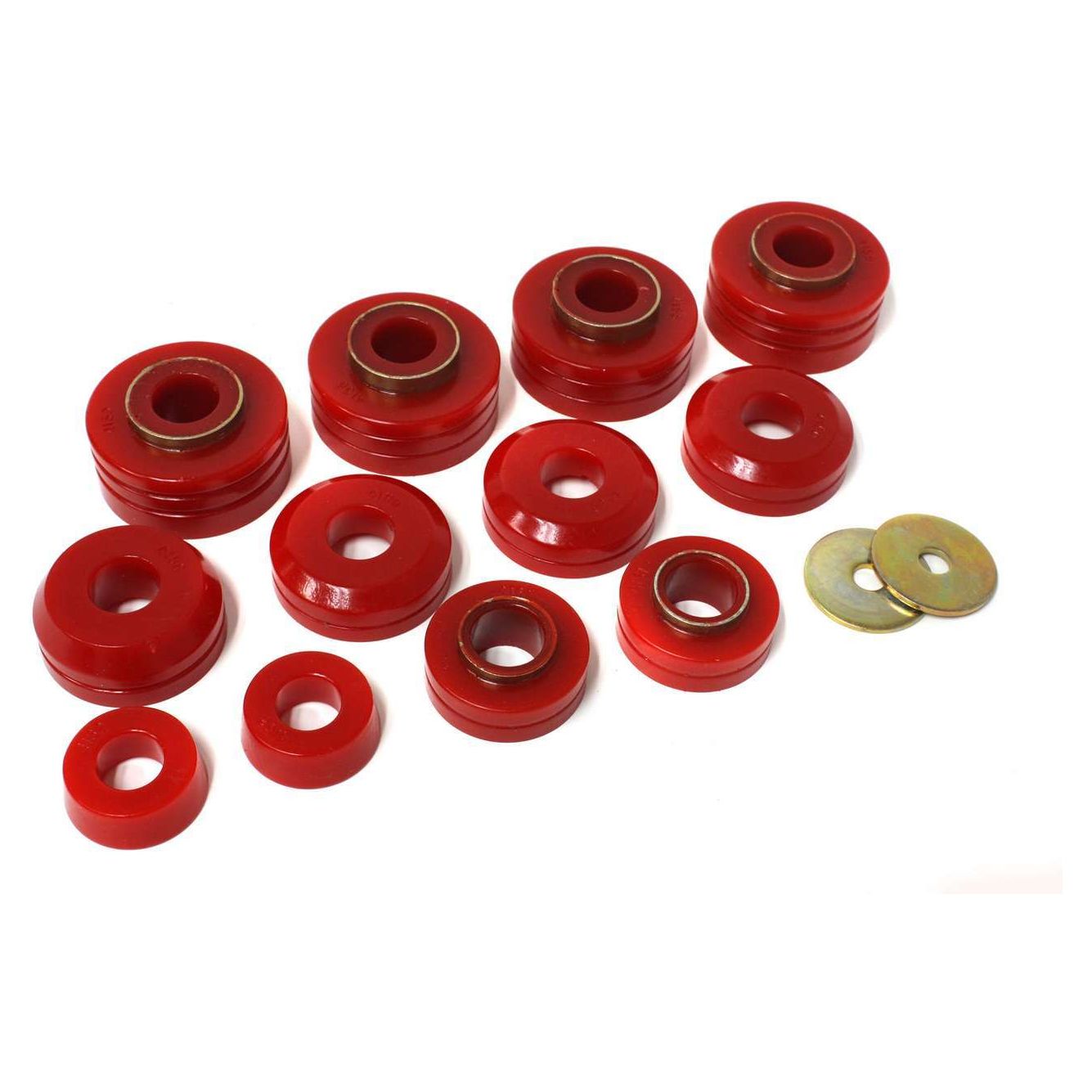 ENERGY SUSPENSION 4.4104R - Ford Body Mounts - Red