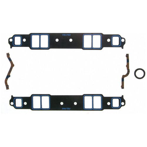 FEL-PRO 1205 S-3 - Intake Gasket Set - SBC w/Steel Core