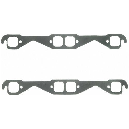 FEL-PRO 1404 - SB Chevy Exhaust Gaskets SQUARE PORTS STOCK SIZE