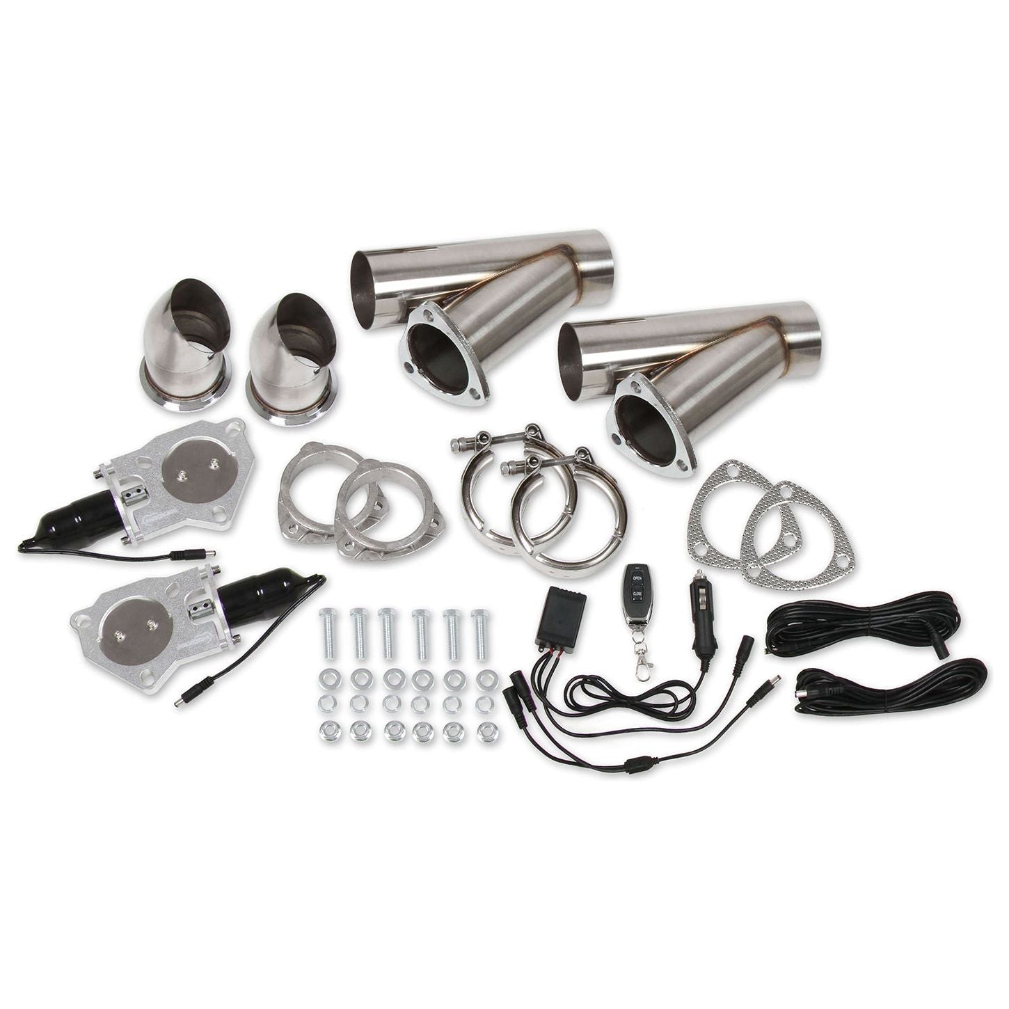 HOOKER 11051HKR - Exhaust Electric Cut-Out Kit - Dual 2.5in