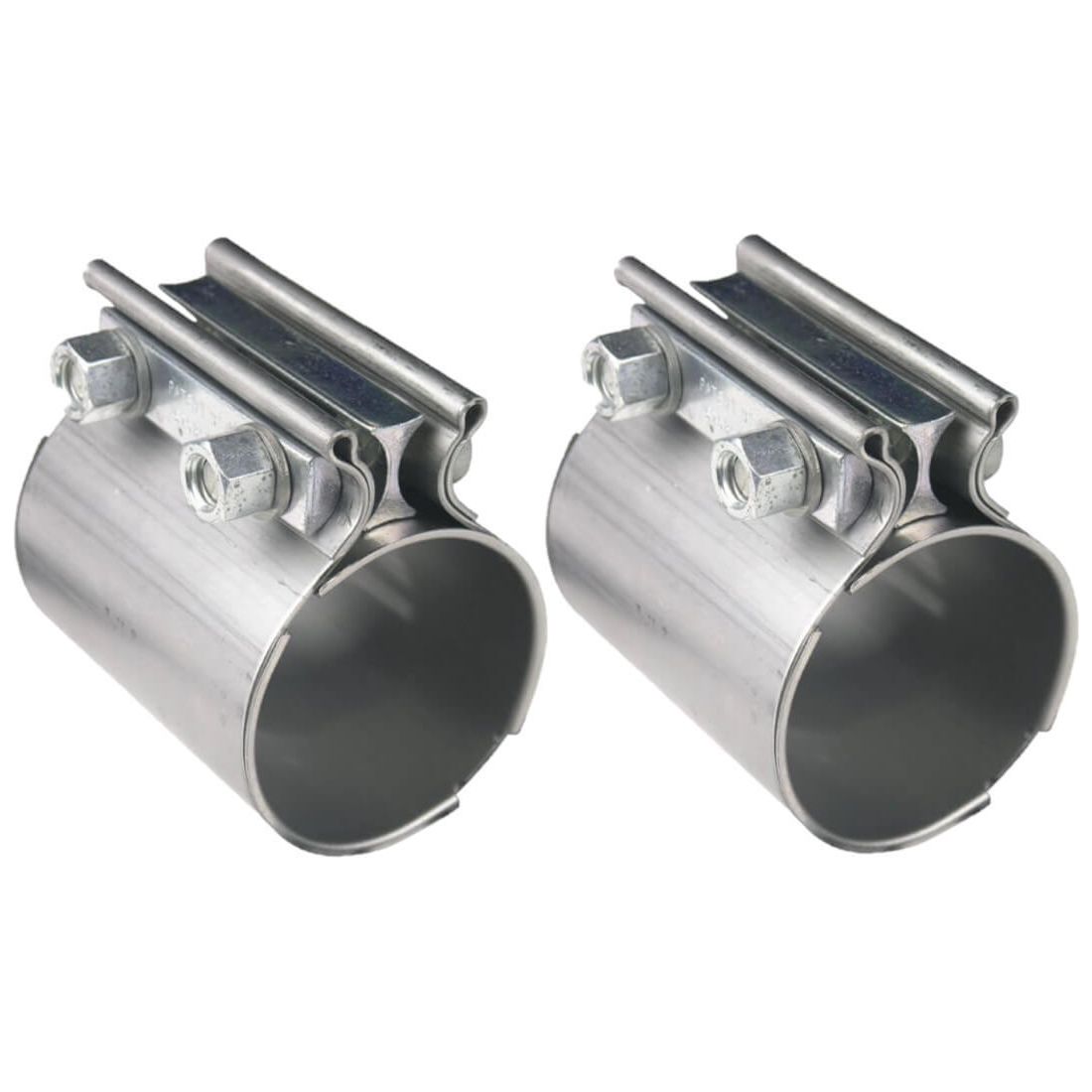 HOOKER 41172HKR - Exhaust Coupler Clamps 2-1/2 SS 2pk