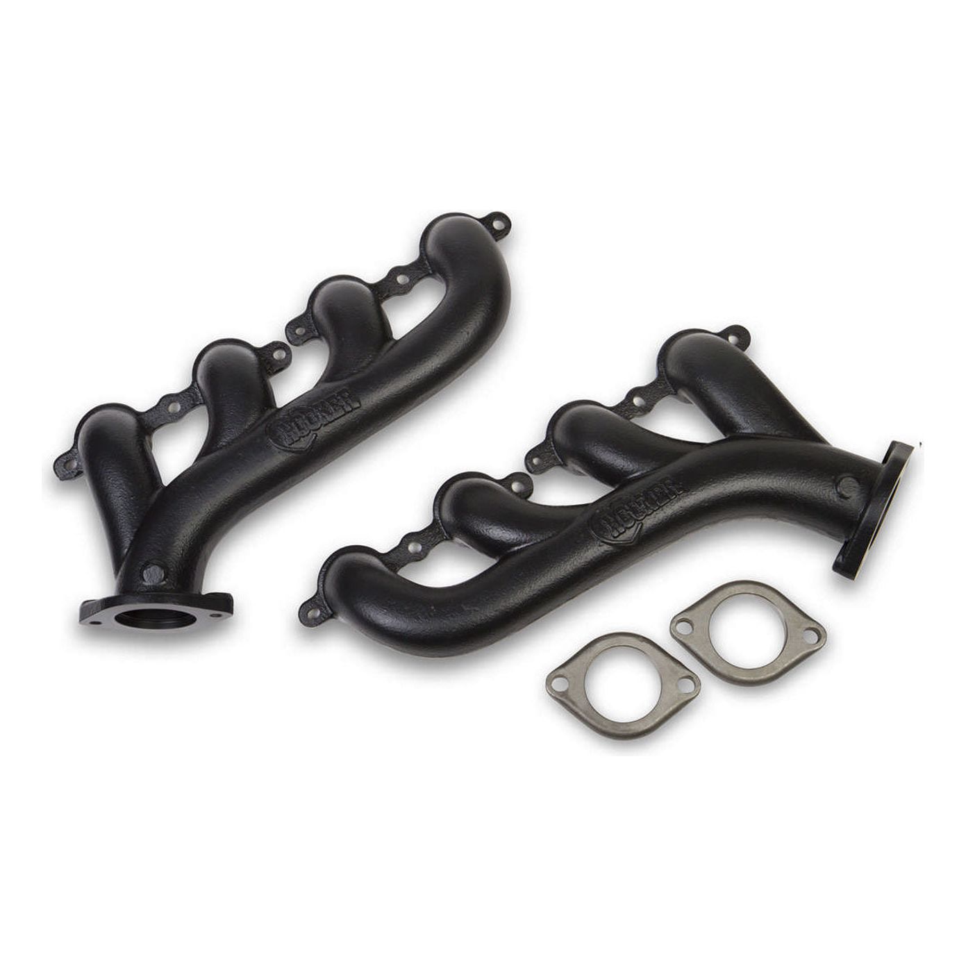 HOOKER 8501-3HKR - GM LS Cast Iron Exhaust Manifolds Black Finish