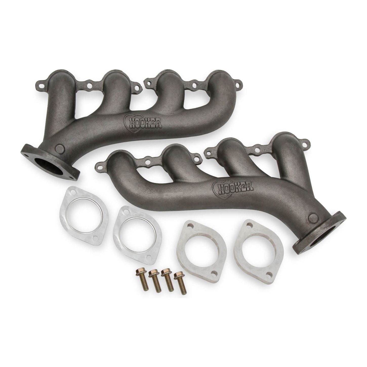 HOOKER 8502HKR - Exhaust Manifold Set GM LS w/2.5in Outlet