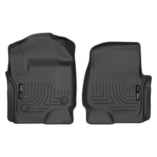 HUSKY LINERS 13301 - 17- Ford F250 Front Floor Liners Black