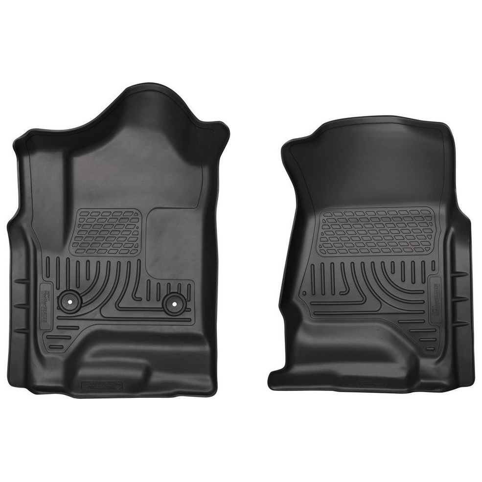 HUSKY LINERS 18231 - 14- GM 2500HD Dbl Cab Floor Liners Black