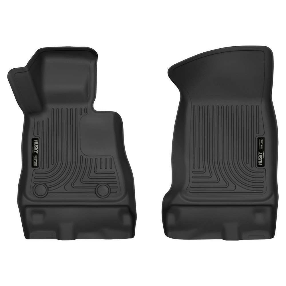 HUSKY LINERS 52231 - GM X-Act Contour Floor Liners Front Black