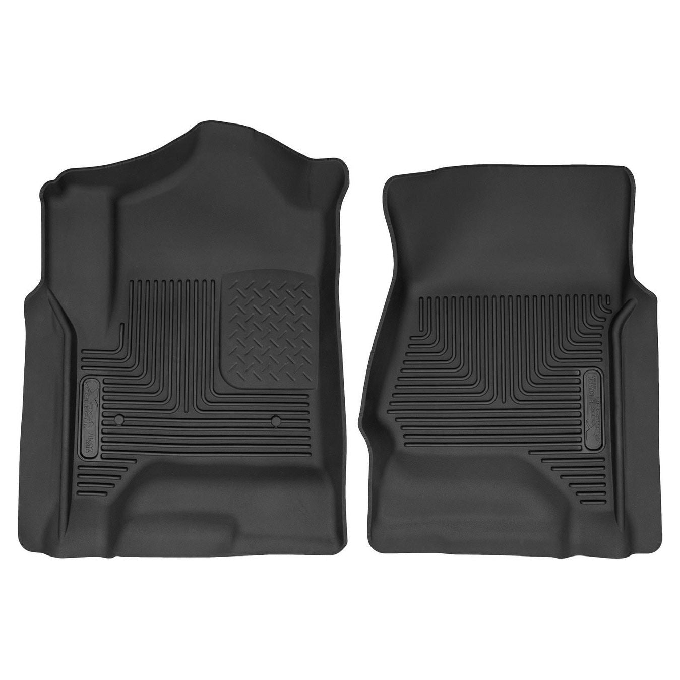 HUSKY LINERS 53111 - GM X-Act Contour Floor Liners Front Black