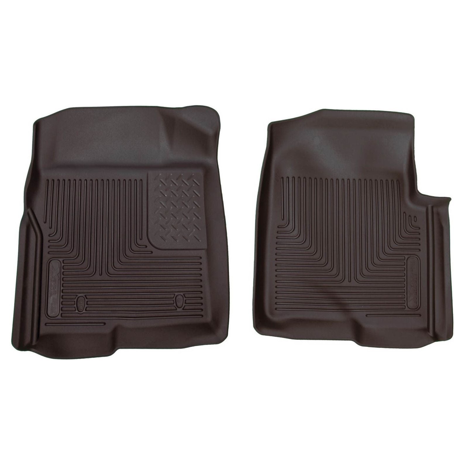 HUSKY LINERS 53311 - Ford X-Act Contour Floor Liners Front Black