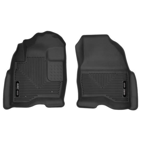 HUSKY LINERS 53331 - Ford X-Act Contour Floor Liners Front Black