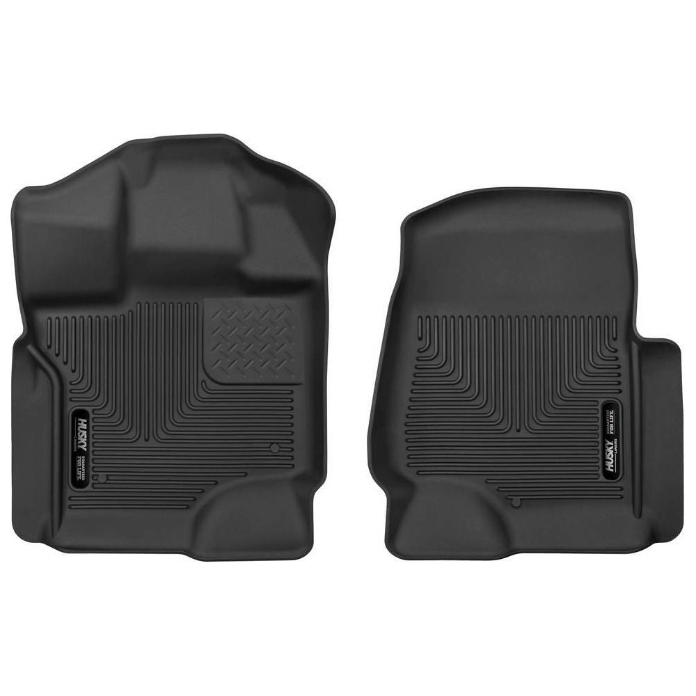 HUSKY LINERS 53361 - Ford X-Act Contour Floor Liners Front Black