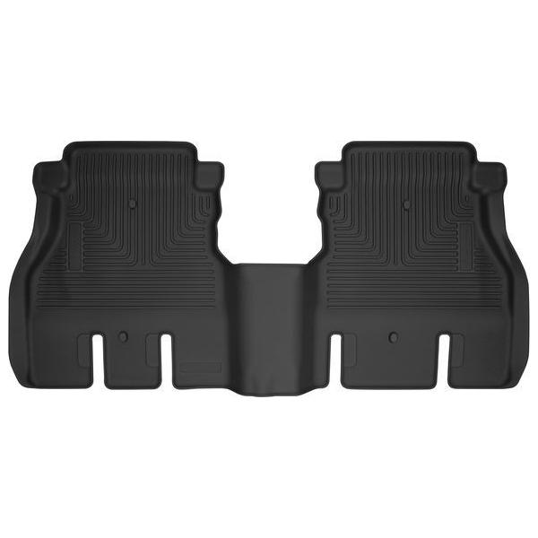 HUSKY LINERS 54631 - 18- Jeep JL 4 Door Rear Floor Liners Black