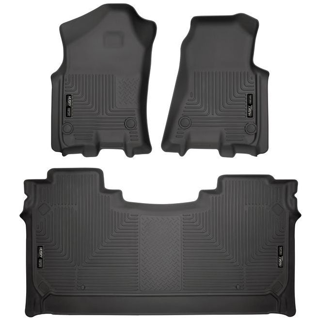 HUSKY LINERS 94001 - Front & 2nd Seat Floor Liners Weatherbeater