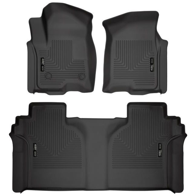 HUSKY LINERS 94021 - Front & 2nd Seat Floor Liners Weatherbeater