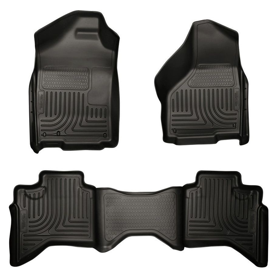 HUSKY LINERS 98031 - 02-09 Dodge Ram Floor Liners Black