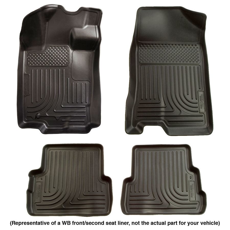 HUSKY LINERS 98061 - 11- Dodge Charger Front /2nd Floor Liners Black