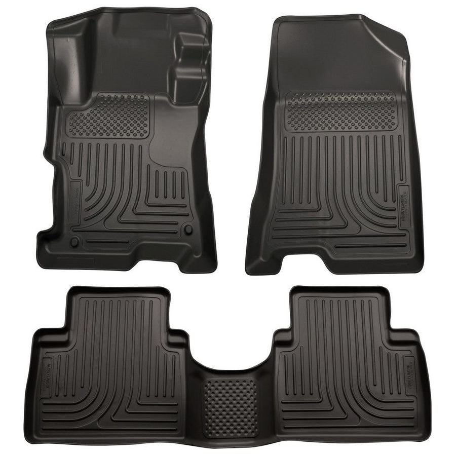 HUSKY LINERS 98401 - 08-12 Honda Accord Front /2nd Floor Liners Black