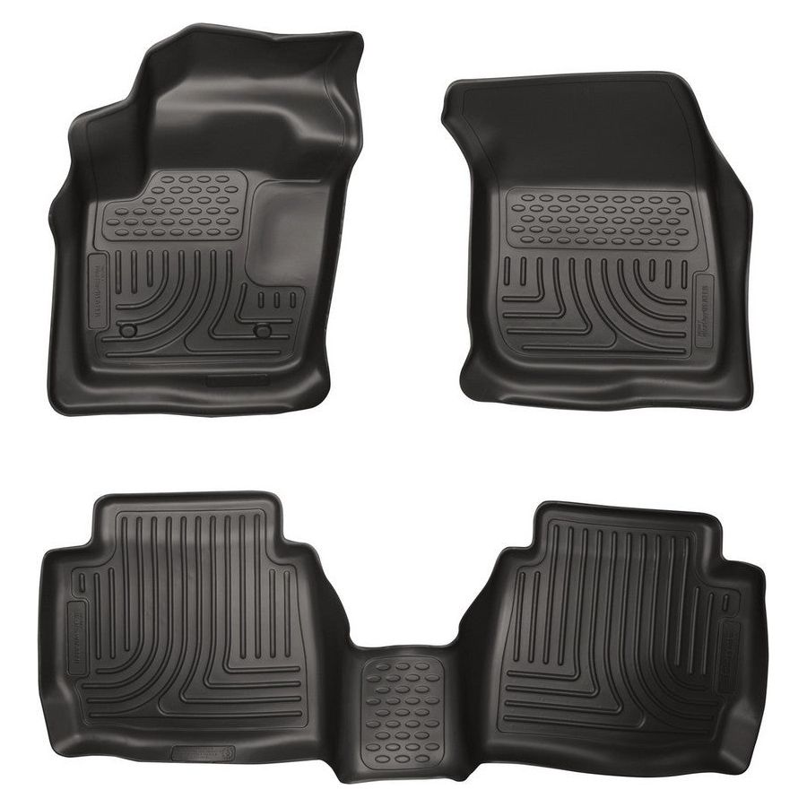 HUSKY LINERS 99751 - 13- Ford Fusion Front/ 2nd Floor Liners Black