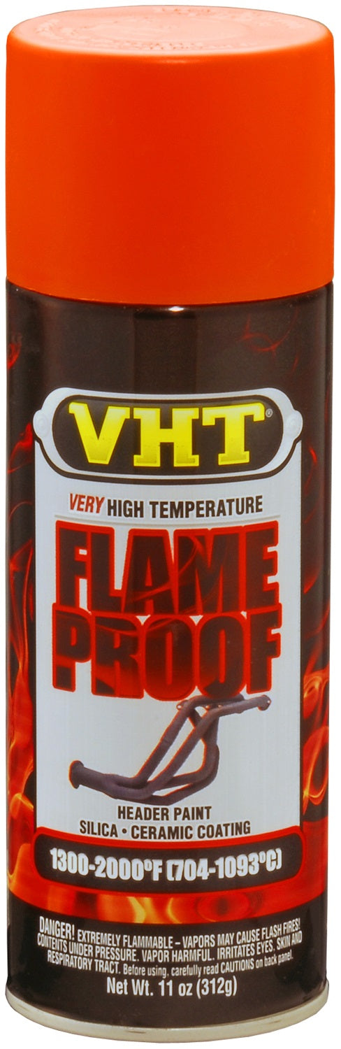 VHT/ Duplicolor SP114 - FlameProof Coating Flat Orange Paint Can