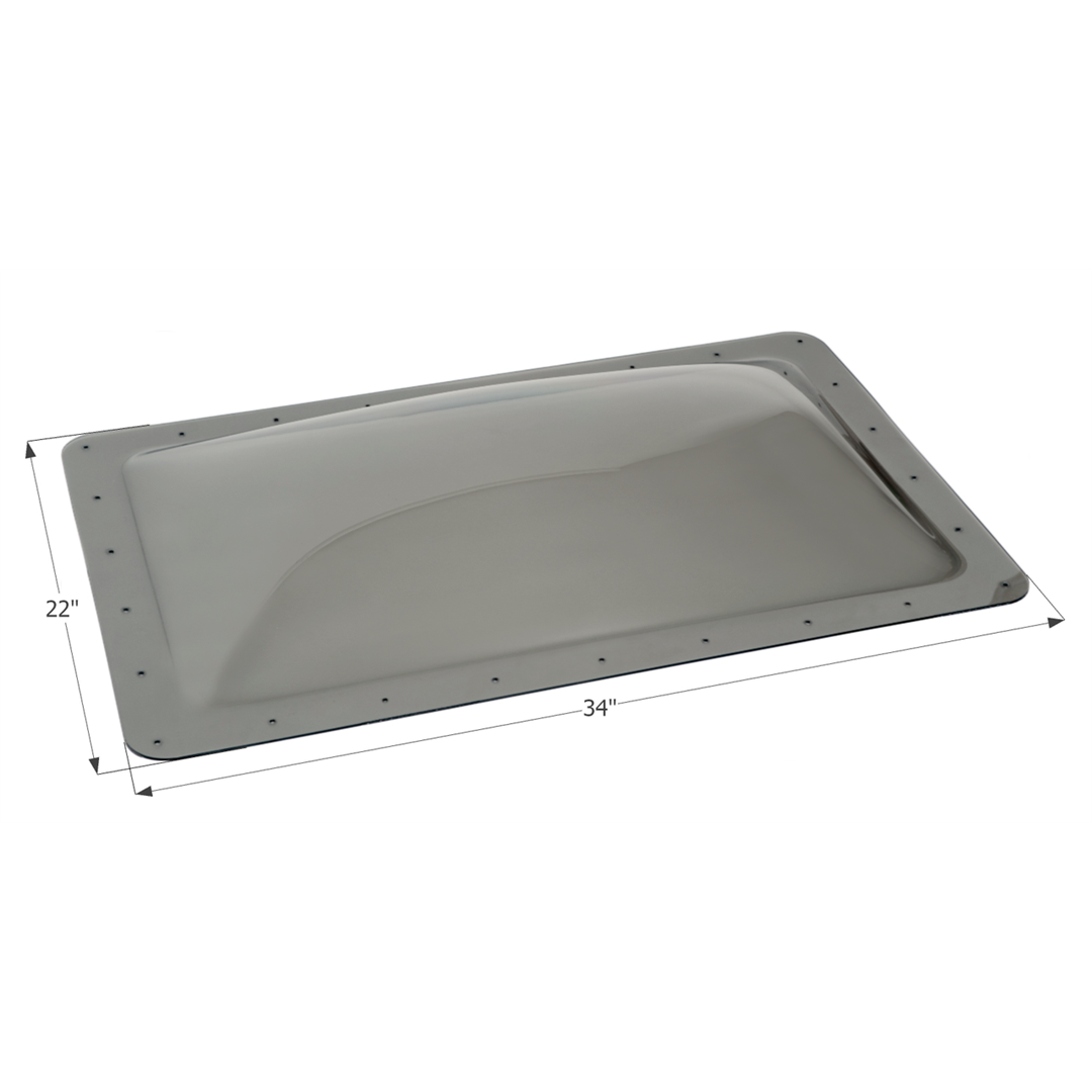 Icon 12120 - 22"W x 34"L Smoke Rectangular Outer Skylight