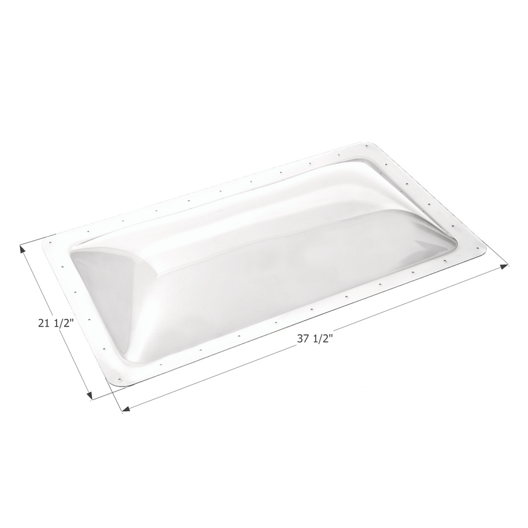 Icon 12214 - 21.5"W x 37.5"L Clear Rectangular Outer Skylight