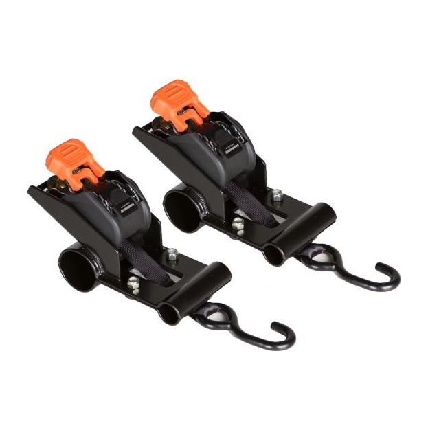 Holman 31500 - Retractable Ratchet Straps With Pro Rack Mount Brackets