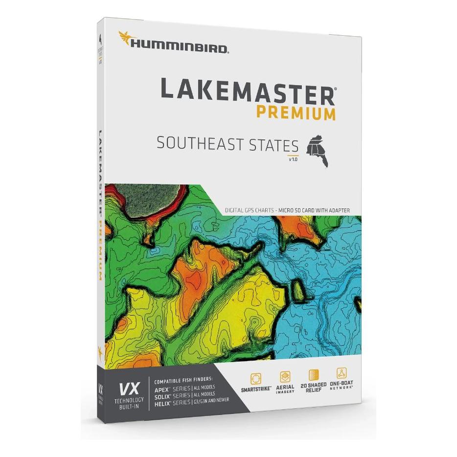 Humminbird 602008-1 - LakeMaster Premium - Southeast States V1