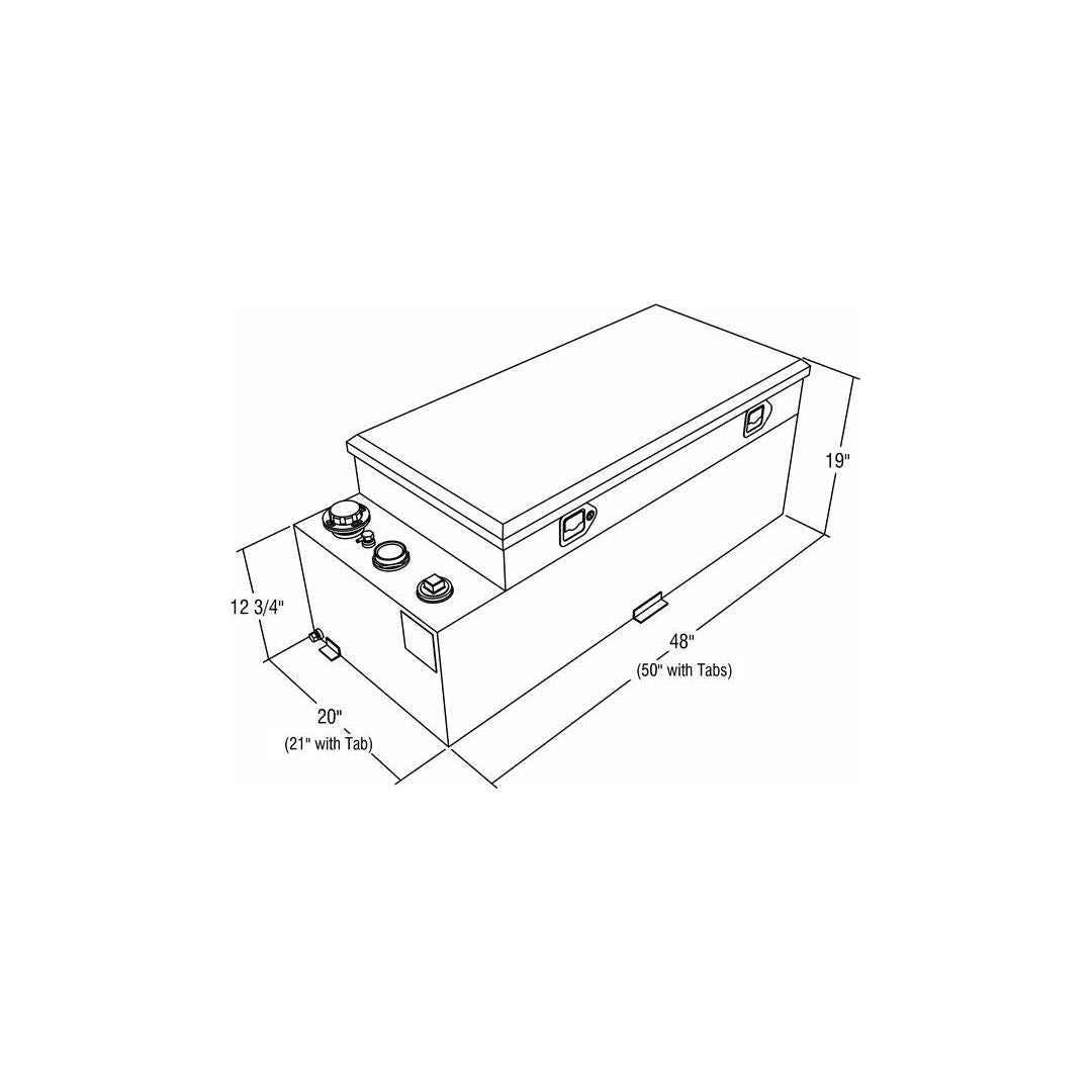 RDS Tanks 74026PC - Combo Fuel Transfer Tank