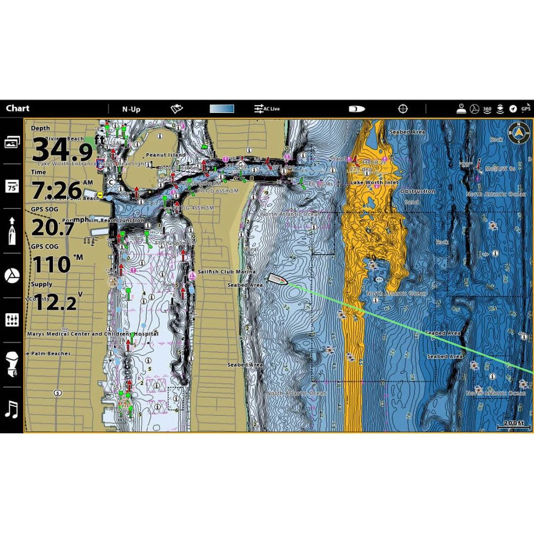 Humminbird 601015-1 - CoastMaster U.S. Coastal V1