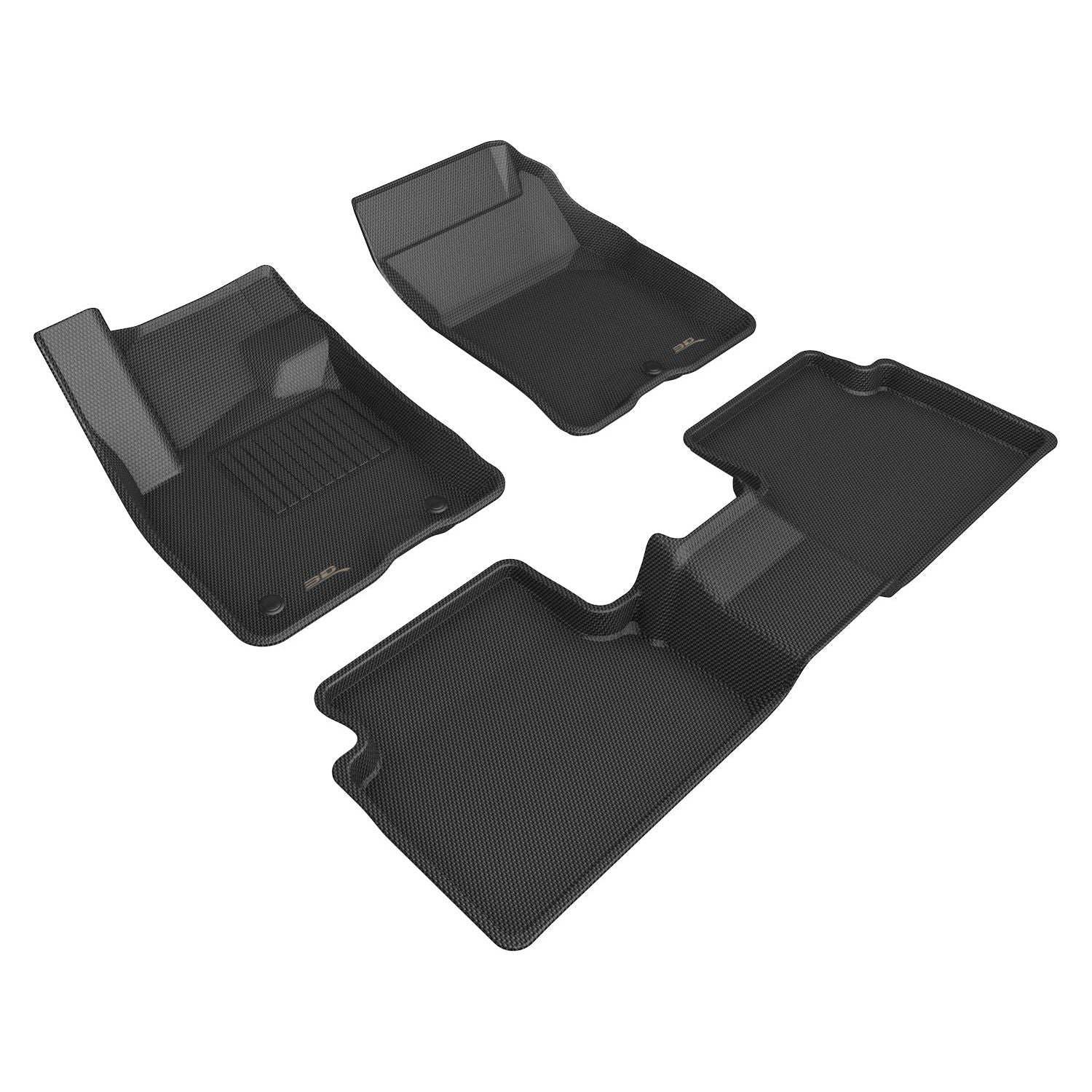 3D MAXPIDER 21- Ford Bronco Kagu Rear Floor Liners Black L1FR14601509 - Auto Parts Finder - Parts Ghoul