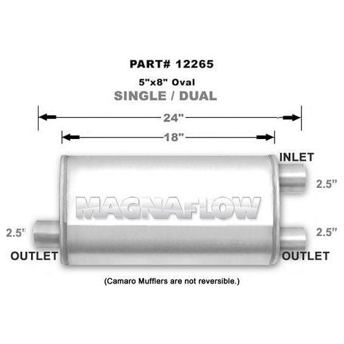 MAGNAFLOW 12265 - Stainless Steel Muffler