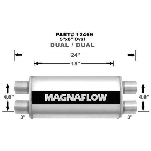 MAGNAFLOW 12469 - Stainless Steel Muffler