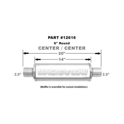 MAGNAFLOW 12616 - Stainless Steel Muffler