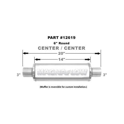 MAGNAFLOW 12619 - Stainless Steel Muffler
