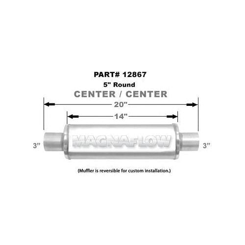 MAGNAFLOW 12867 - Stainless Steel Muffler