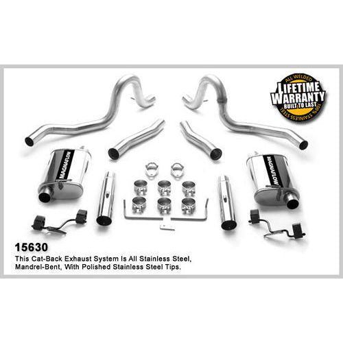 MAGNAFLOW 15630 - 87-93 Mustang LX 5.0L Cat Back Kit