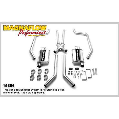 MAGNAFLOW 15896 - 67-69 GM F Body 2.5in Dual Exhaust System