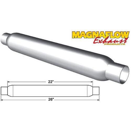 MAGNAFLOW 18135 - Glass Pack Muffler 2.25in ALuminized Medium