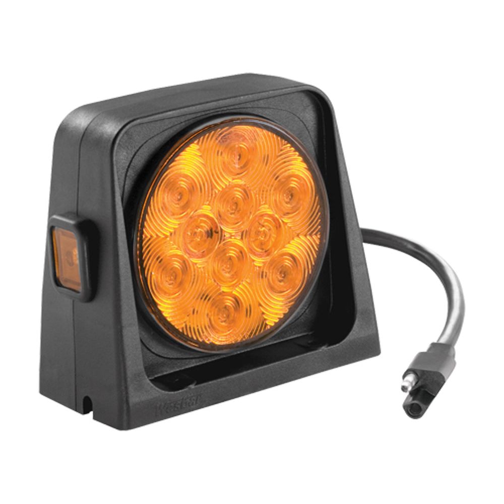REESE 54209-012 - Single AG LED Light w/Amber Lens