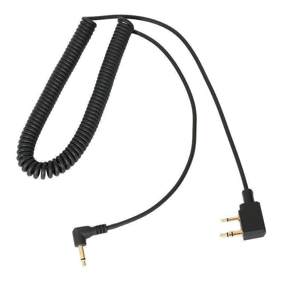 RUGGED RADIOS CC-KEN-LSO - Cord Coiled Headset to Radio Rugged Kentwood