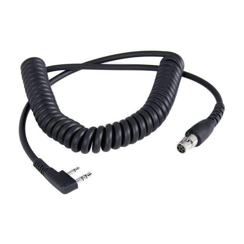 RUGGED RADIOS CC-KEN - Cord Coiled Headset to Radio Rugged Kentwood