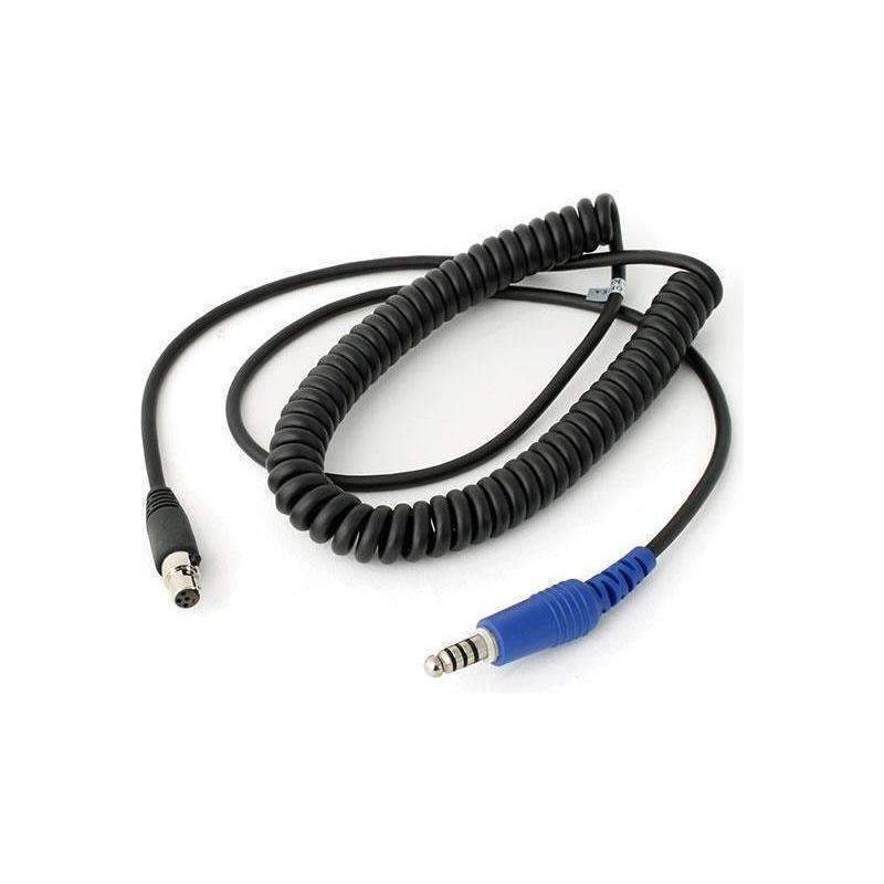 RUGGED RADIOS CC-OFF - Cord Coiled Headset to Intercom NEXUS Jack