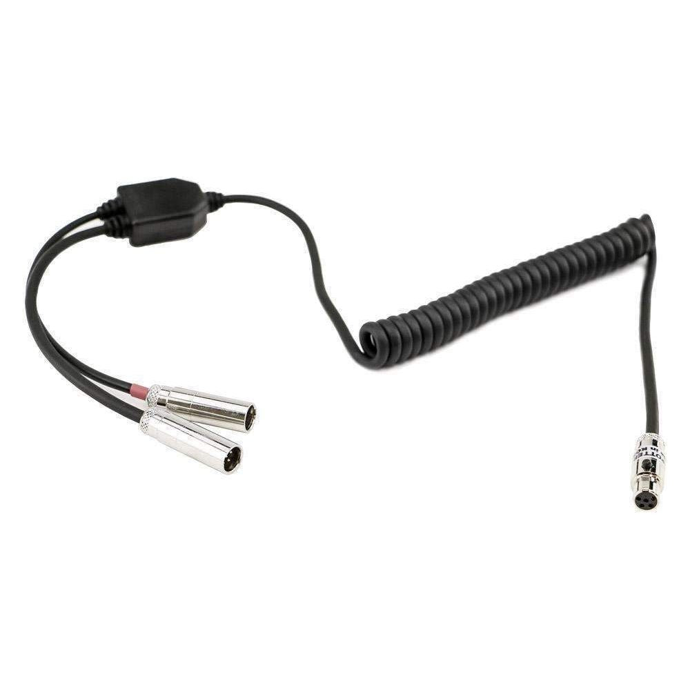 RUGGED RADIOS CC-SPOTTER-SPL - Cord Coiled Headset to Dual Radio Adaptor